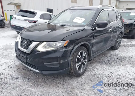 2019 Nissan Rogue Sv z USA, uszkodzony, nr VIN JN8AT2MT1KW258804